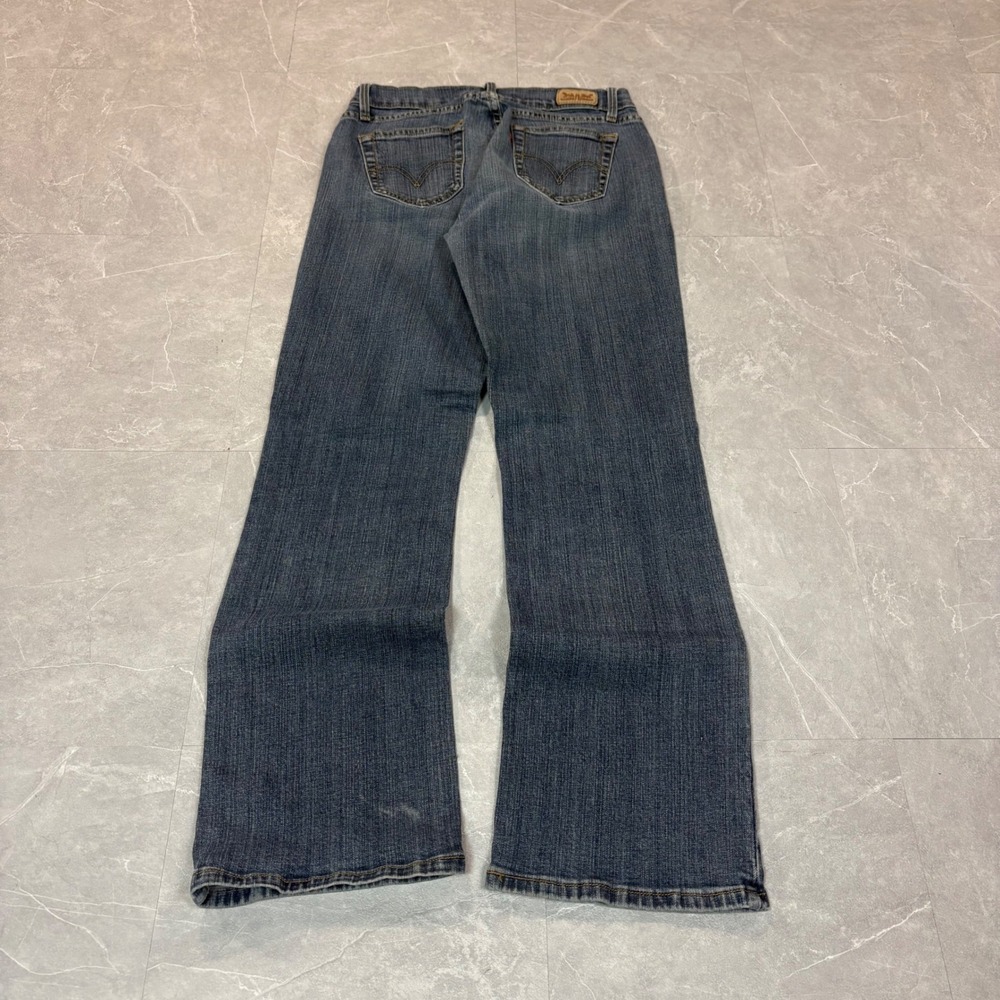 Levis 529 Curvy Boot Cut Jeans Medium Wash Denim Blue Womens 10M